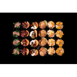 S. Krasauskienė vieno kąsnio padėklas